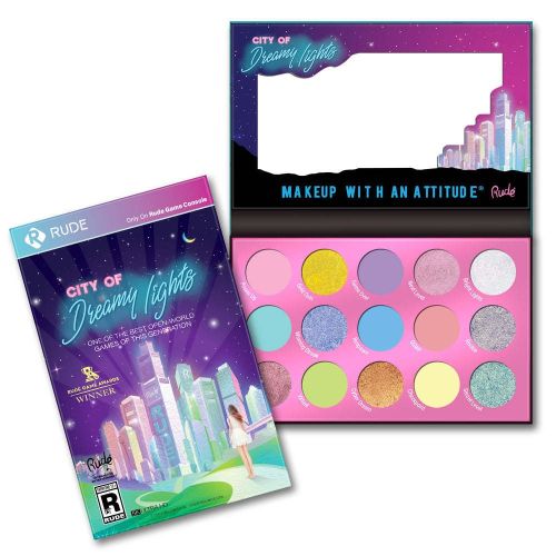 RUDE City of Dreamy Lights - 15 Dreamy Pastel Pigment & Eyeshadow Palette RUDE City of Dreamy Lights - 15 Dreamy Pastel Pigment & Eyeshadow Palette