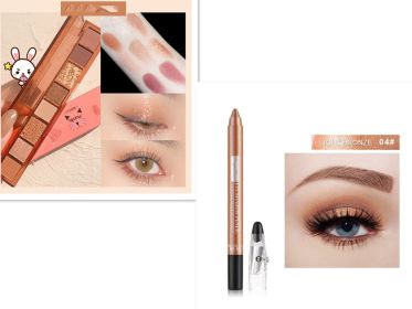 Eye Shadow Pen Stick Lying Silkworm Pearl With Foaming (Option: SET)