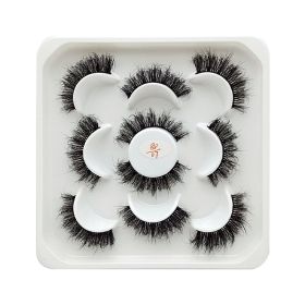 Five Pairs Of Fake Eyelash Flower Plate For Hair Frying (Option: 8D07)