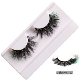 fashion High Color Fried Curly Eyelashes (Option: ColorMix110)