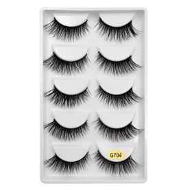 G7 Artificial Mink Hair 5 Pairs Of 3d False Eyelashes (Option: G704)