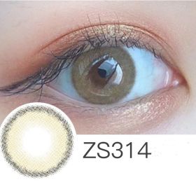 Beauty Pupil Male Students Natural Blue Male Gray Myopia Brown (Option: Brown-175Degrees)