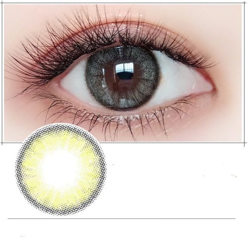 Beauty Pupil Male Students Natural Blue Male Gray Myopia Brown