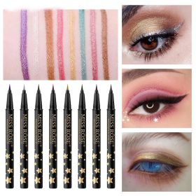 Coloured Eyeliner Pencil Waterproof Non-Smudging Long Lasting Eyeliner (Color: 08)