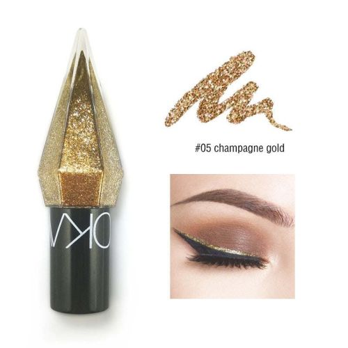 Shiny Eye Liners Pigment Silver Rose Gold Color Liquid Glitter eyeshadow Professional Eyeliner Beauty Cosmetics Makeup for Women Shiny Eye Liners Pigment Silver Rose Gold Color Liquid Glitter eyeshadow Professional Eyeliner Beauty Cosmetics Makeup for Women