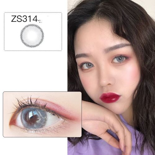 Beauty Pupil Male Students Natural Blue Male Gray Myopia Brown