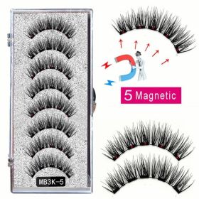 Magnetic False Eyelash Suit Series Magnetic Eyelash Daily Wear Clip Can Be Reused (size: MB3K)